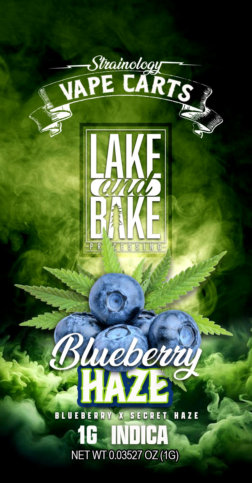 LAKE AND BAKE CARTRIDGE | BLUEBERRY HAZE - INDICA (1G)