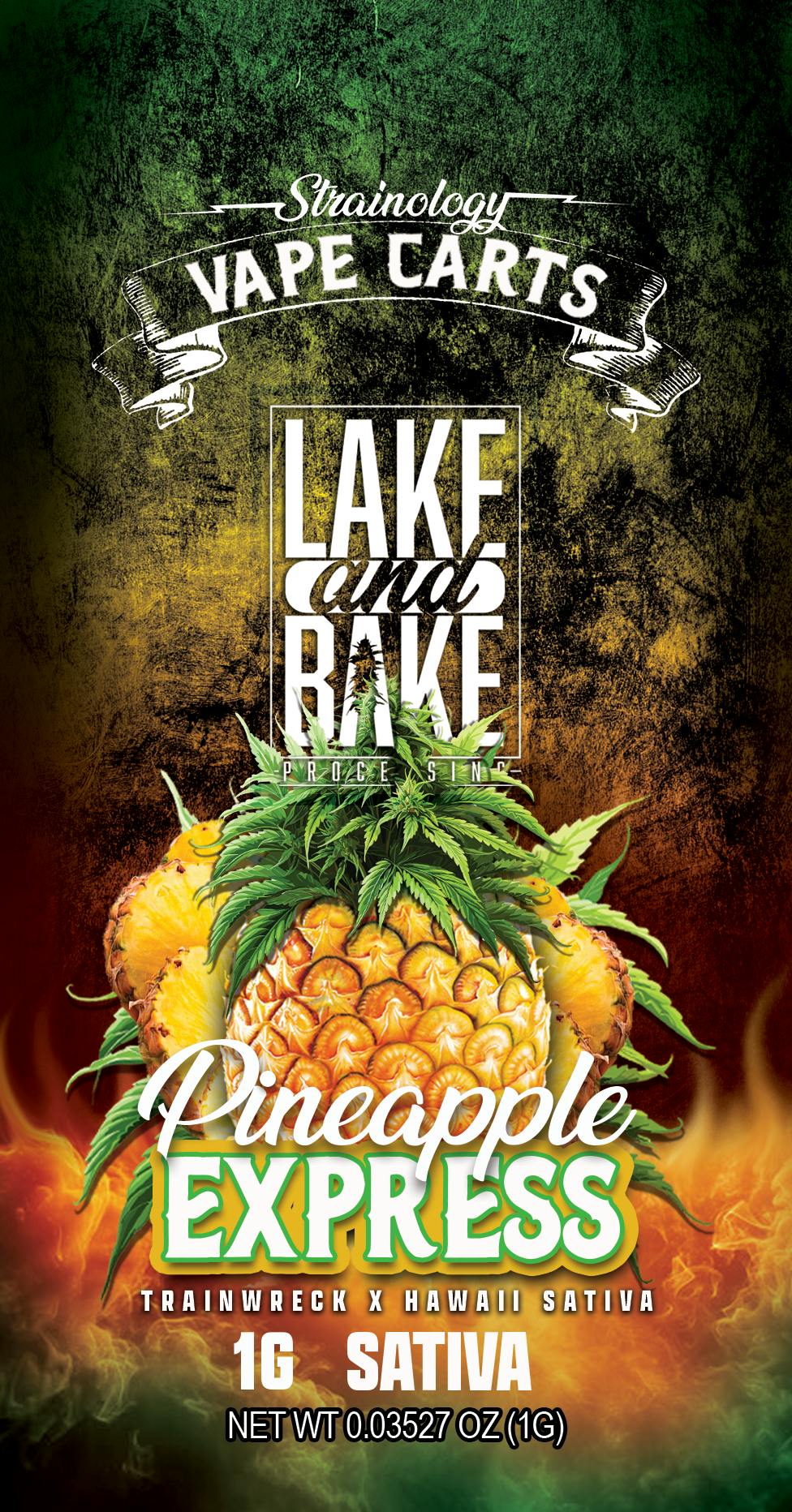 LAKE AND BAKE CARTRIDGE | PINEAPPLE EXPRESS - SATIVA (1G)