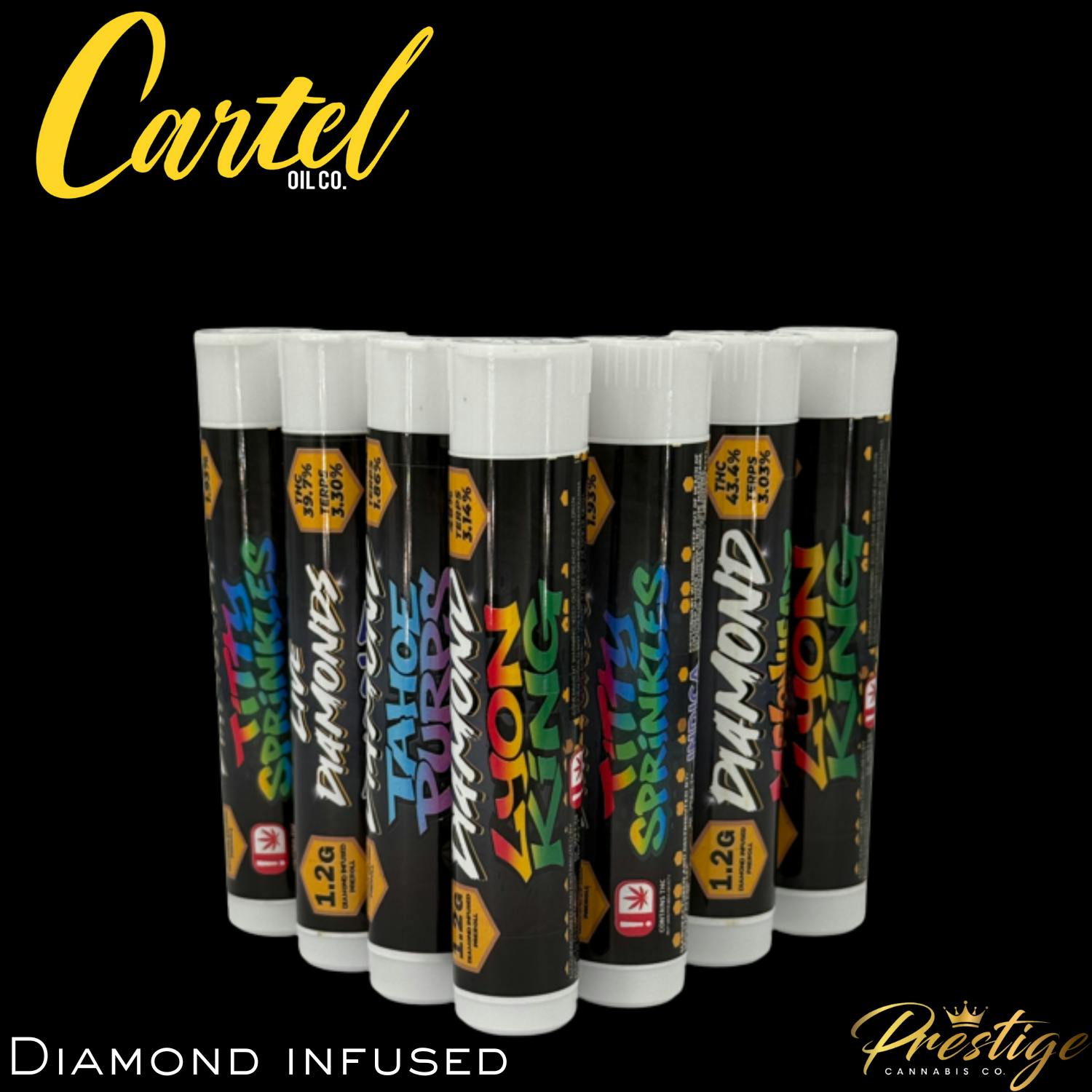 Cartel Oil Co | Mango Haze | Diamond Infused Joint | 1.2g by Cartel Oil Co