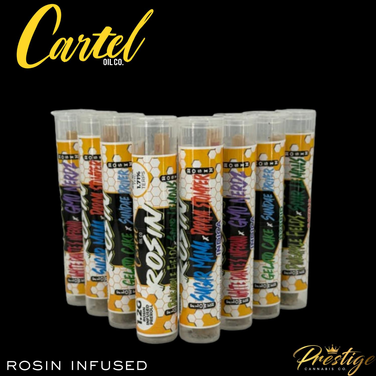 CARTEL ROSIN INFUSED PRE-ROLL | HURRICANE X KEROSENE - SATIVA (1.2G)