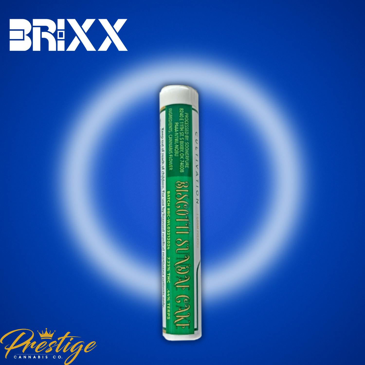 BRIXX - Biscotti Sundae Cake - Non Infused 1g PreRoll