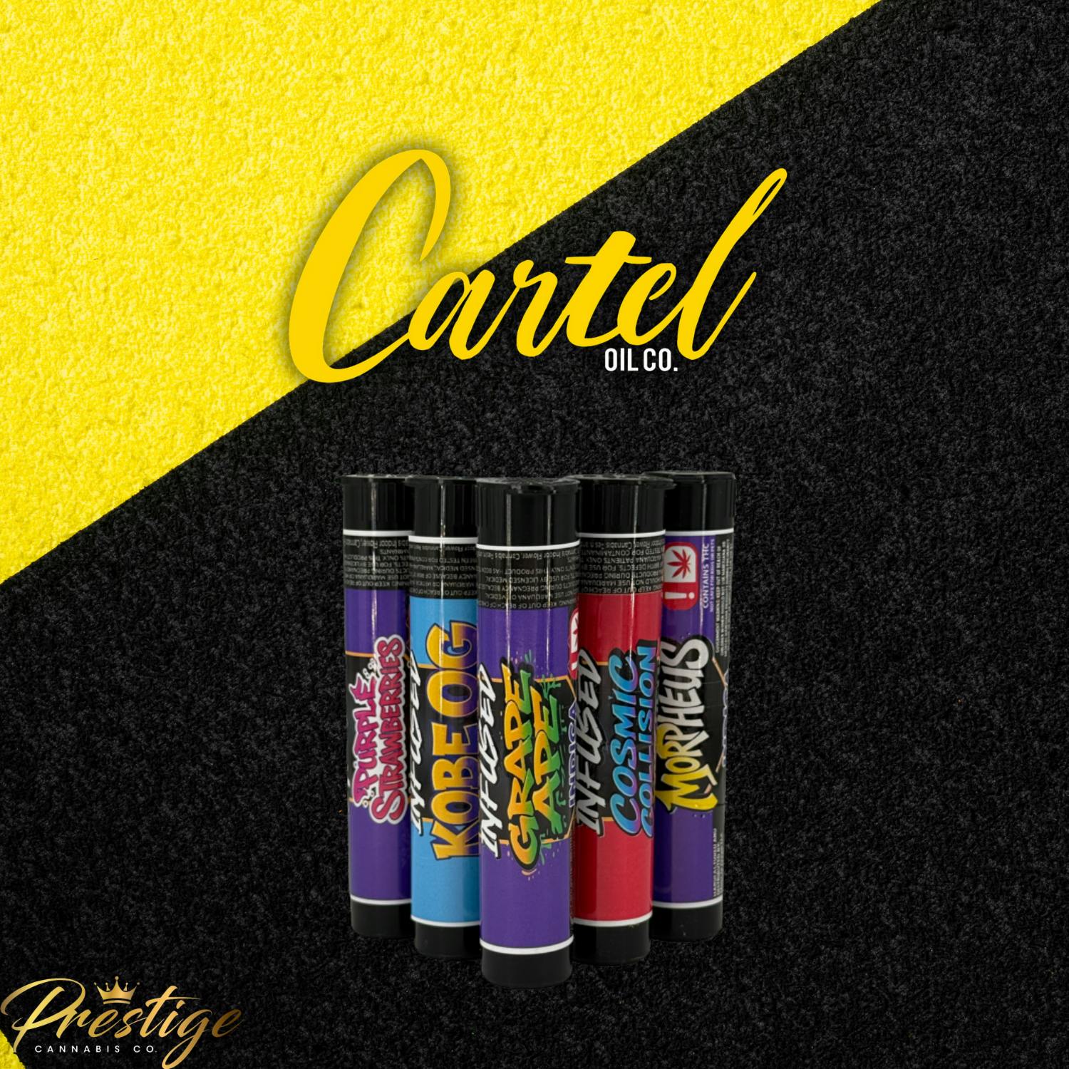Cartel Oil Co | Orange Kush Cake | Infused Joint | 1.2g by Cartel Oil Co