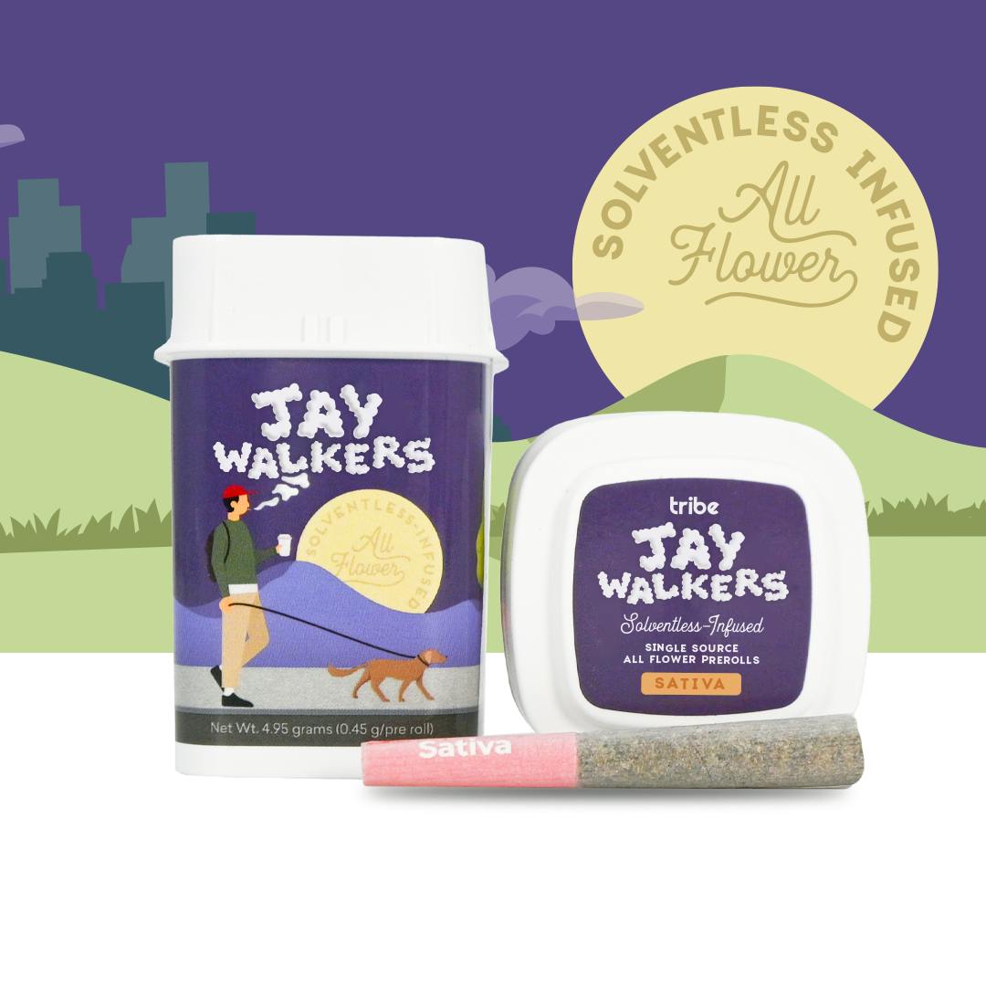 JAYWALKERS SOLVENTLESS INF. PRE-ROLL 11PK | DONUTZ TRIPLOID - HYRBID (4.9G)