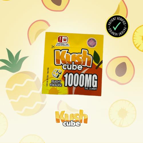KUSH DROPS SINGLE GUMMY | PEACHY PARADISE (1000MG)