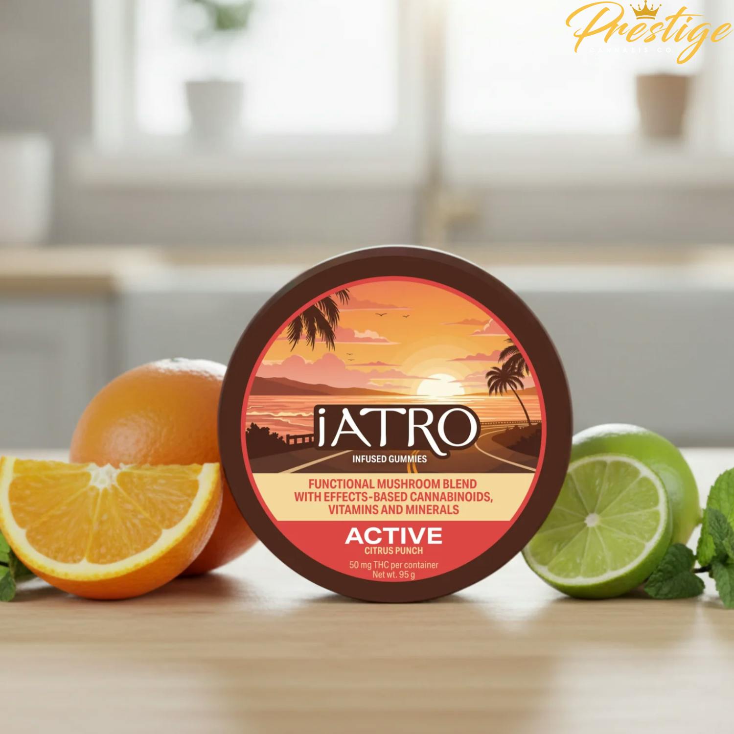 iATRO | 50mg | Citrus Punch | Active | Mushroom Blend Gummies | | Gummies |