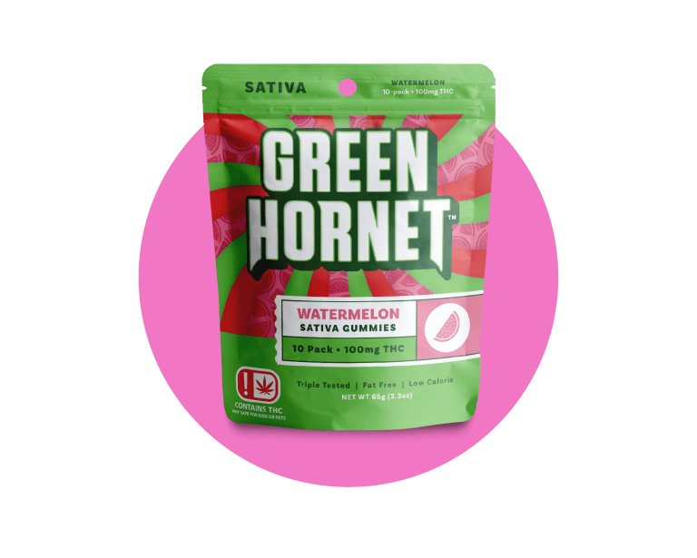 Watermelon Sativa Gummies | Gummies | 10pk | 10mg/ea