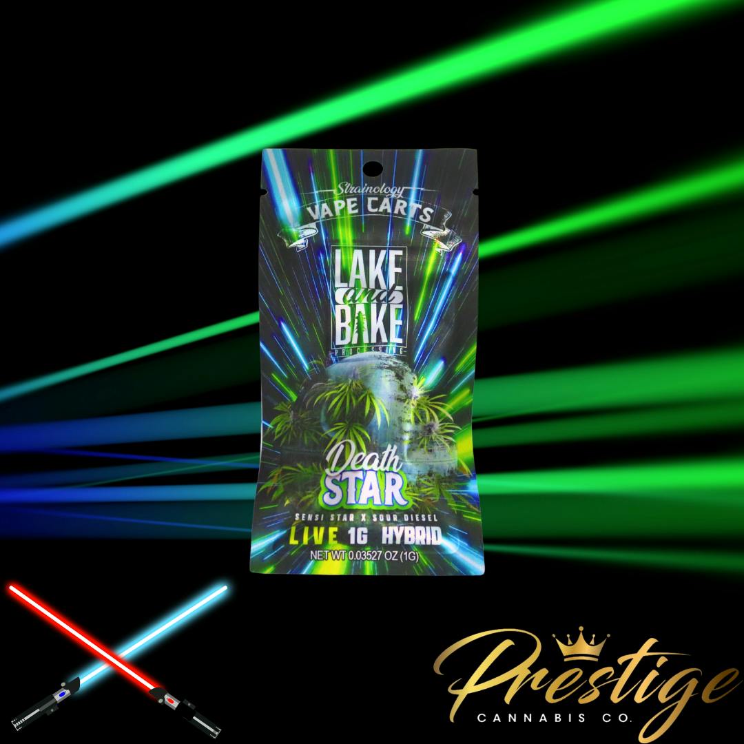 LAKE AND BAKE CARTRIDGE | DEATH STAR - INDICA (1G)