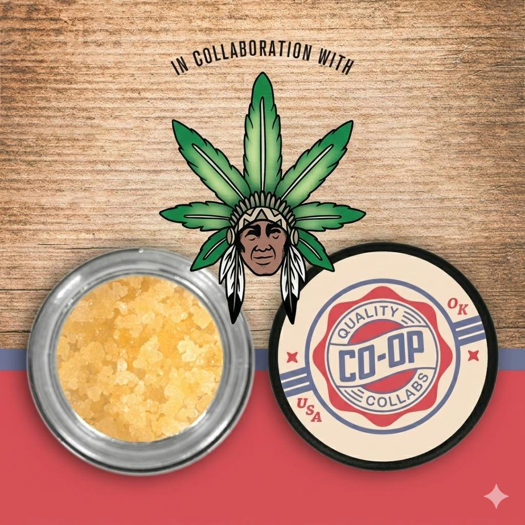CO-OP x BIG CHIEF SUGAR BALLER JAR | GLITTER BOMB - INDICA (10G)