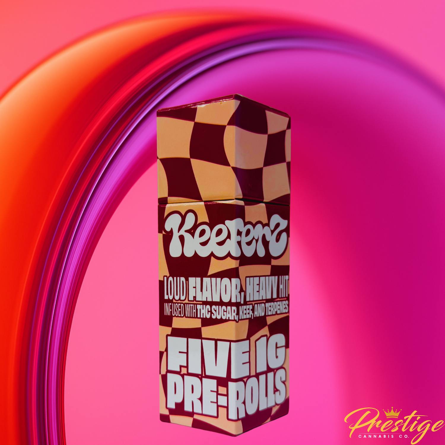 KEEFERZ INFUSED PRE-ROLL PACK | STRAWBERRY SHORTCAKE - INDICA (5G)