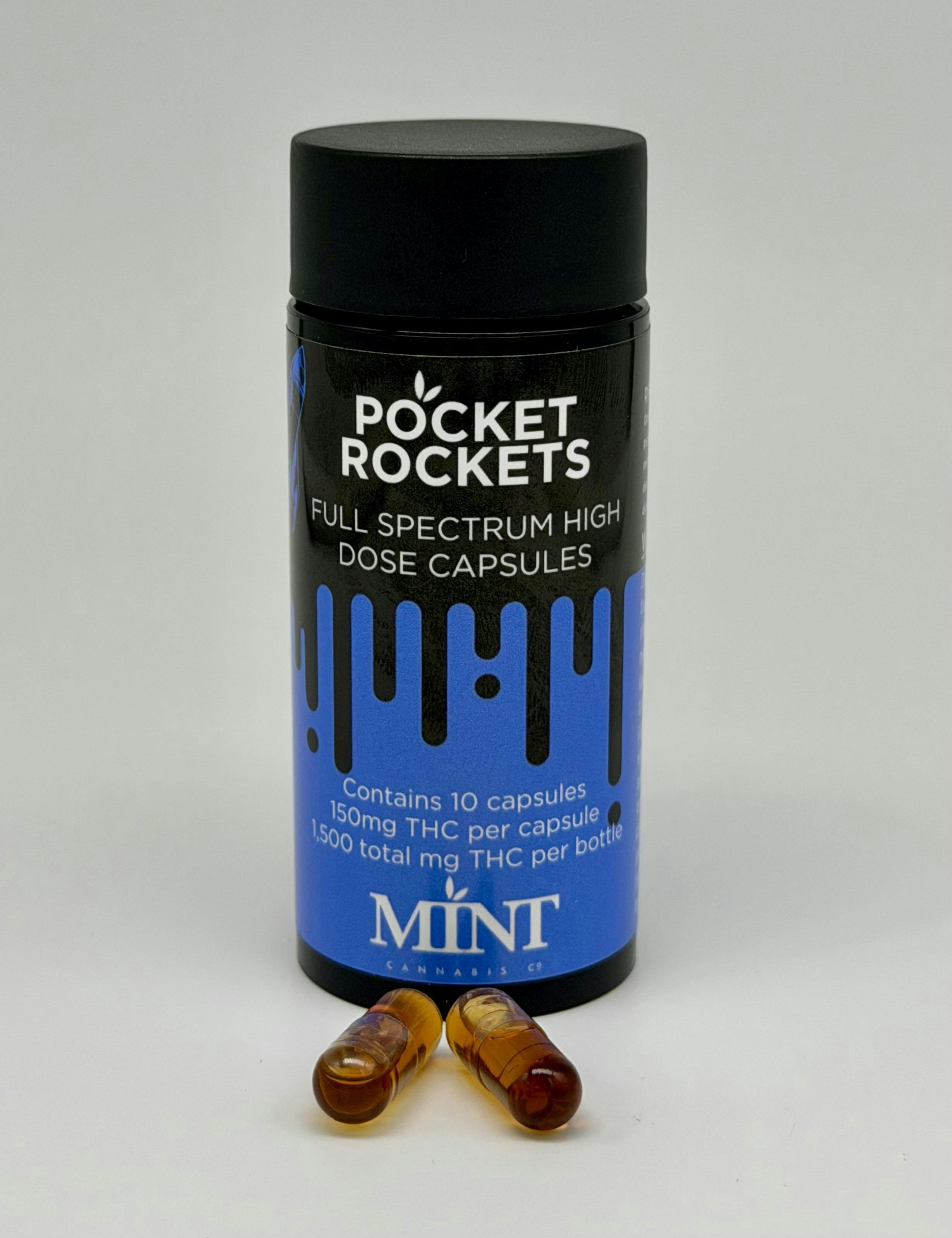 MINT CANNABIS | POCKET ROCKET CAPSULES (1500MG)