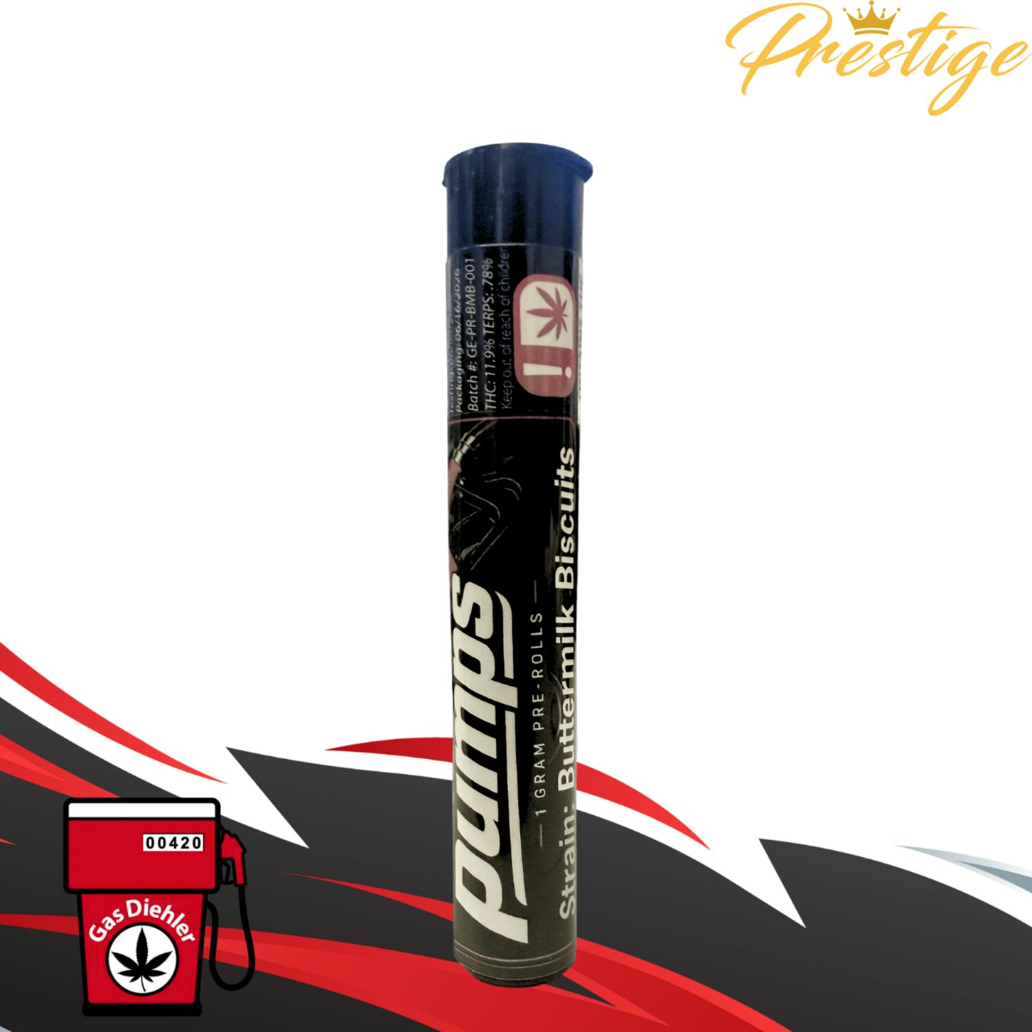 GAS DIEHLER PUMP PRE-ROLL | SUPERCHRONIC - INDICA (1G)