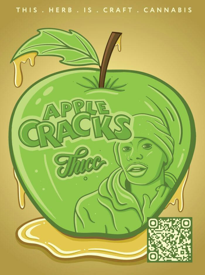 1 ~ EXOTIC | THICC CANNABIS | APPLE CRACKS - SATIVA (3.5G)