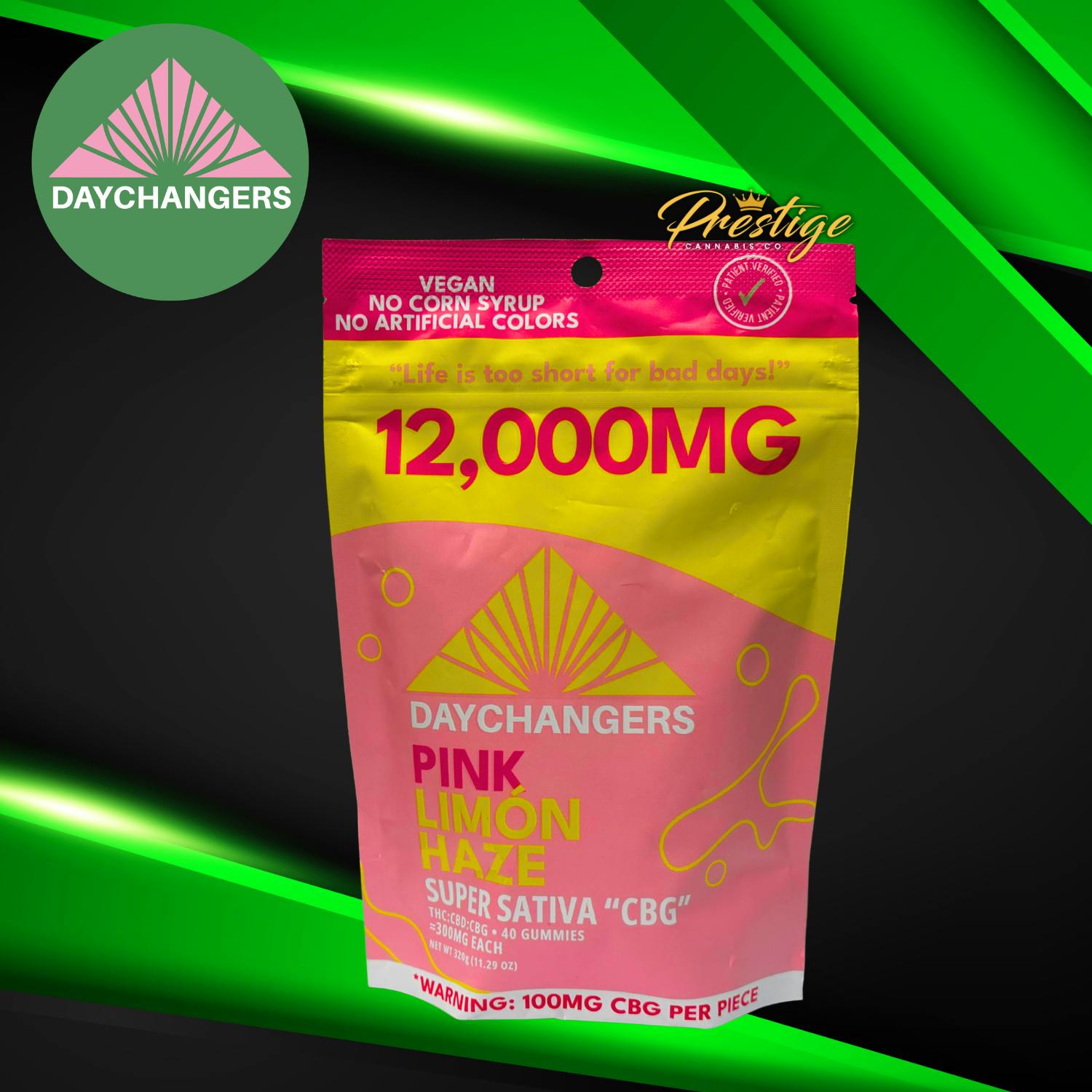 DAY CHANGERS GUMMIES | PINK LIMON HAZE - SATIVA (12,000MG)