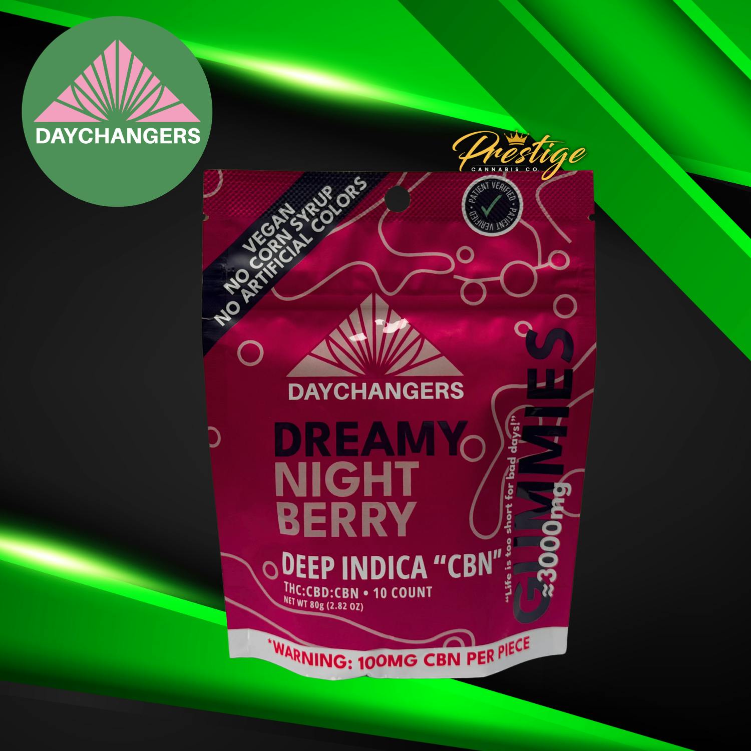 DAYCHANGERS GUMMIES | DREAMY NIGHT BERRY - INDICA (3000MG)