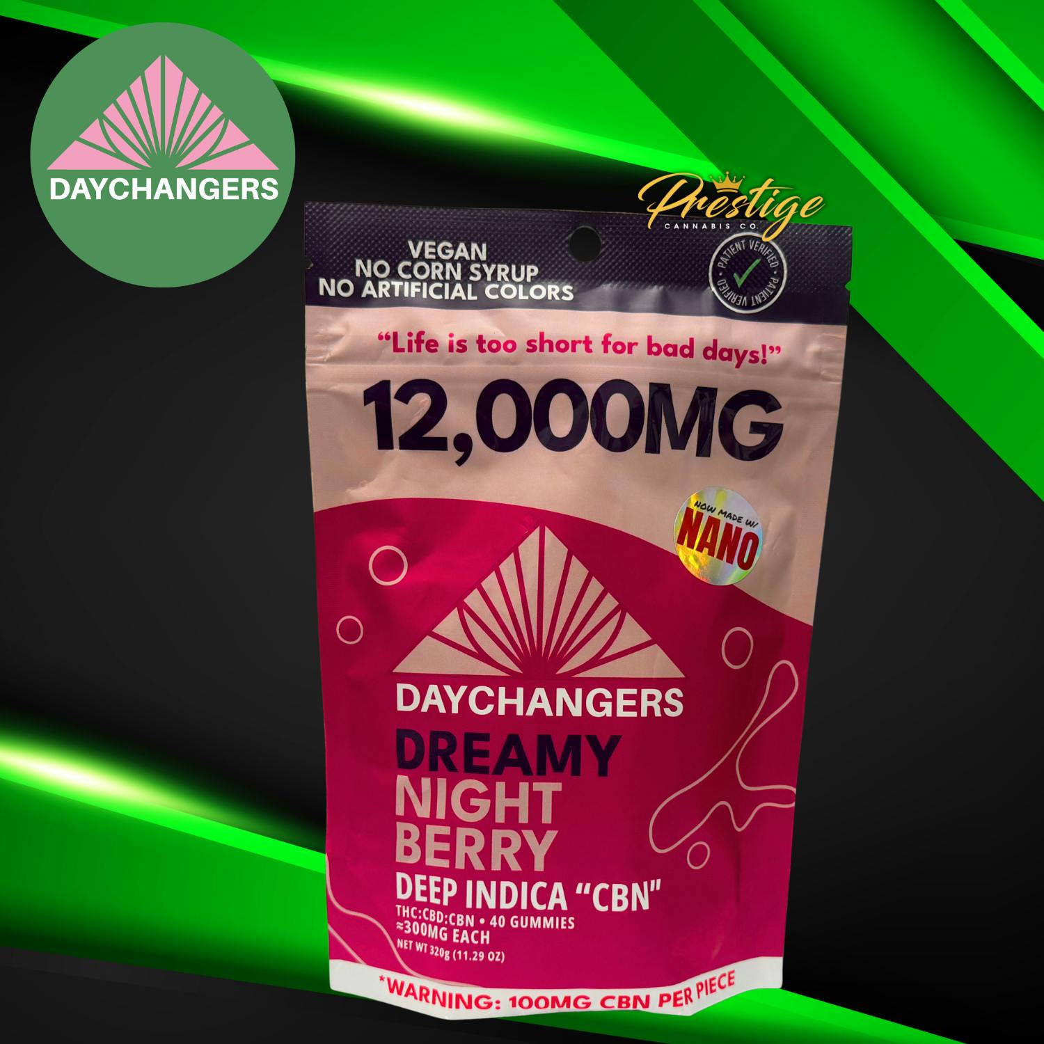 DAYCHANGERS GUMMIES | DREAMY NIGHT BERRY - INDICA (12,000MG)