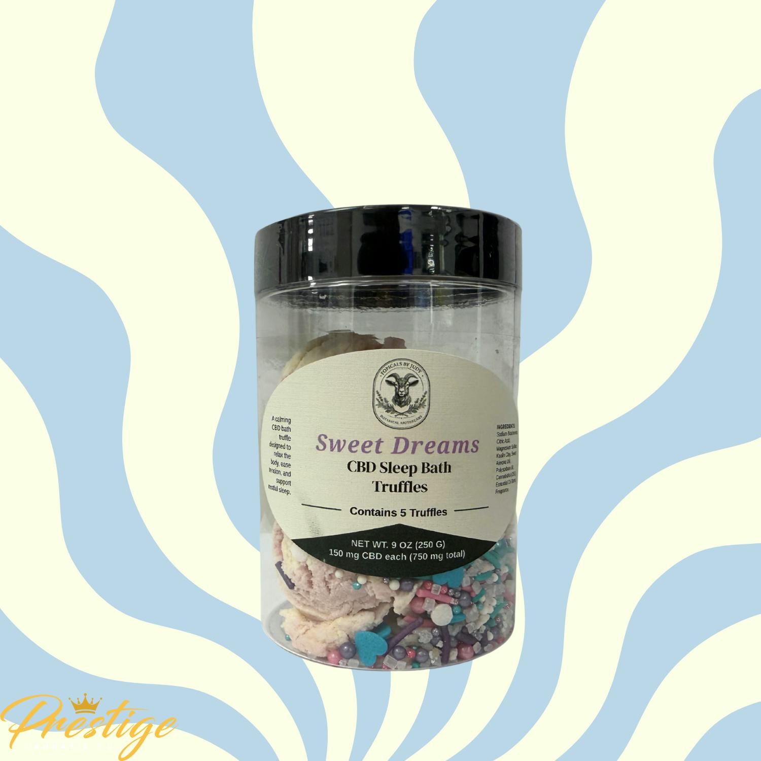 TOPICALS BY JUDY 5 PACK BATH TRUFFLES | SWEET DREAMS (750MG CBD)