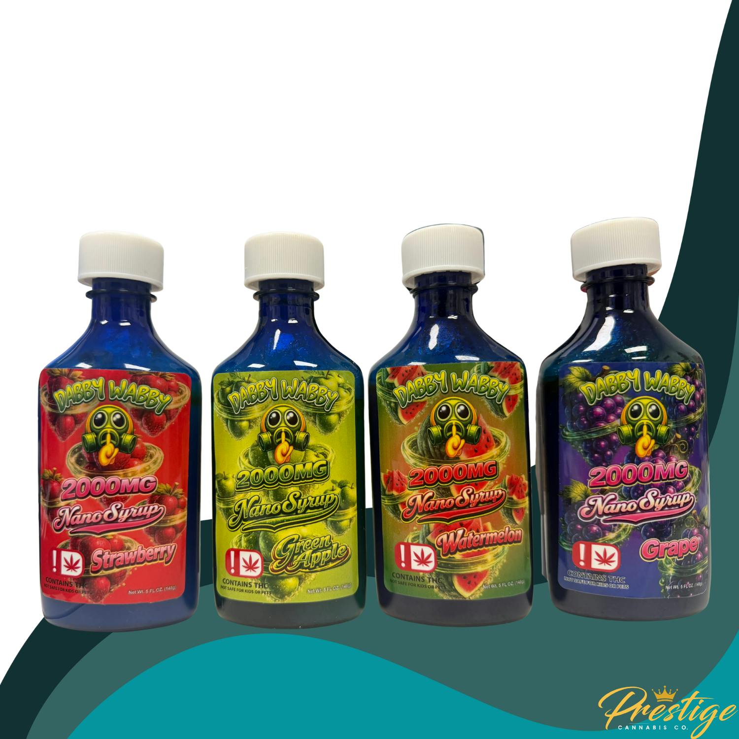 DABBY WABBY NANO THC SYRUP | GRAPE (2000MG)