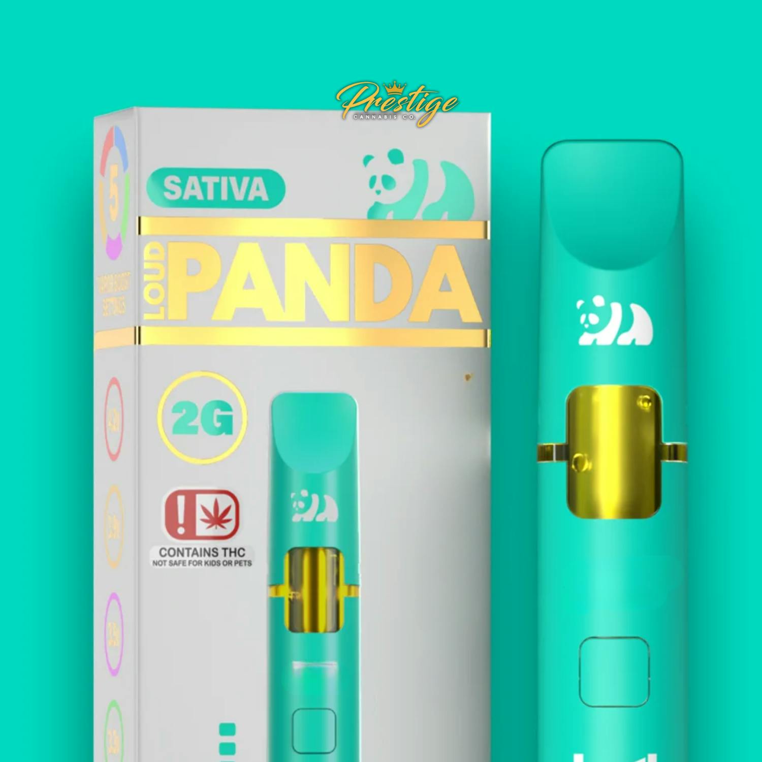 LOUD PANDA DISPOSABLE | YELLOW VAPORADE - SATIVA (2G)