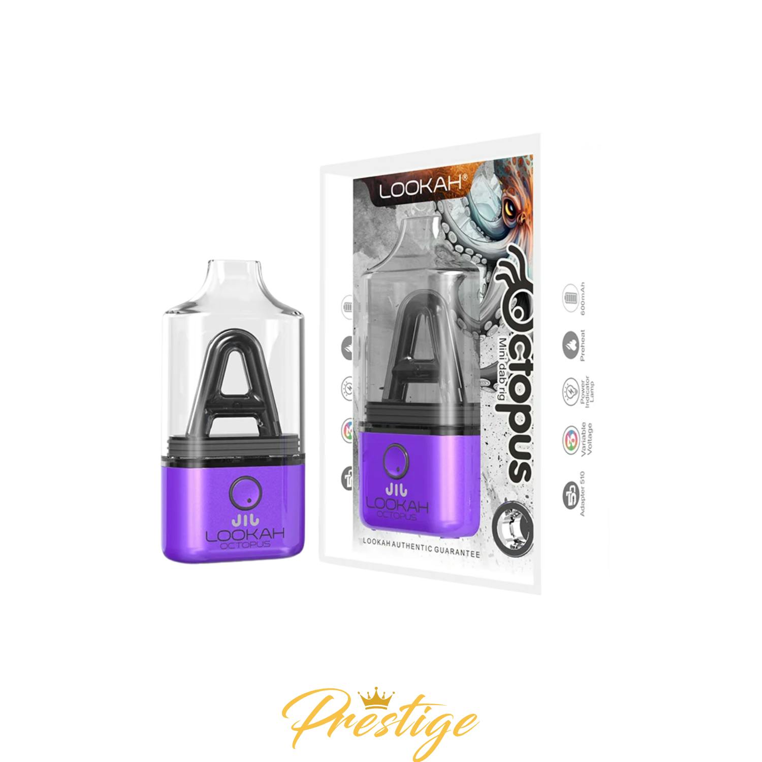 LOOKAH OCTOPUS | MINI ELECTRIC DAB RIG - COLORS VARY