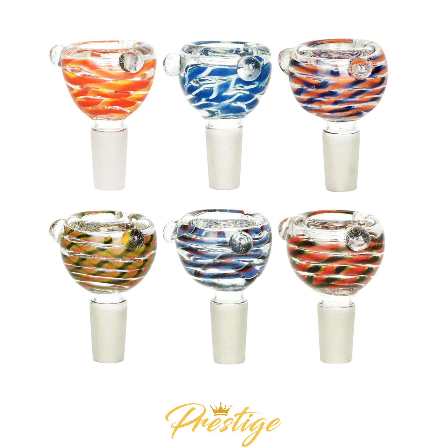 BOWL | 14MM SWIRL (GLASS)