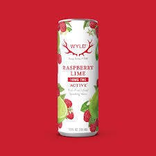 WYLD DELTA 9 SPARKLING WATER | RASPBERRY LIME "ACTIVE" - SATIVA (10MG)
