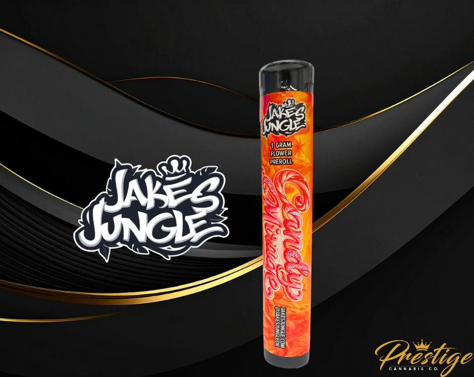 JAKE'S JUNGLE FULL FLOWER PRE-ROLL | CANDY MIRAGE - INDICA DOM (1G)