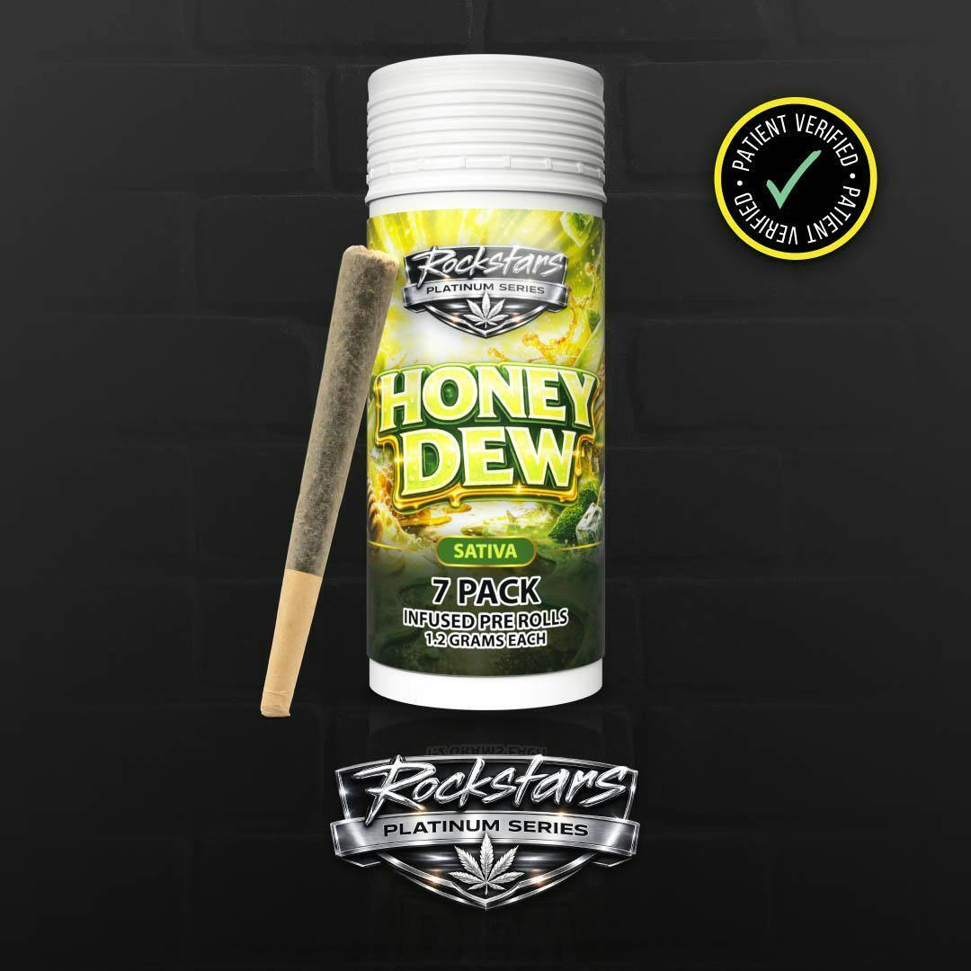 ROCKSTAR INFUSED PRE-ROLL PACK | HONEY DEW - SATIVA (8.4G)