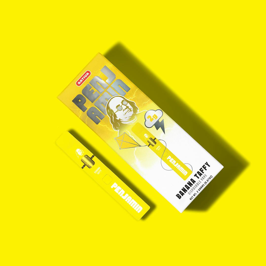 PENJAMIN DISPOSABLE | BANANA TAFFY - SATIVA (2G)