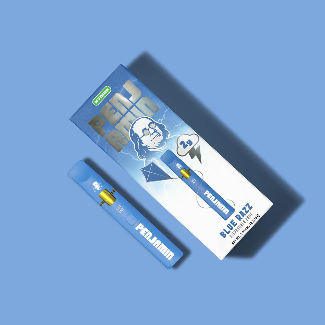PENJAMIN DISPOSABLE | BLUE RAZZ - HYBRID (2G)