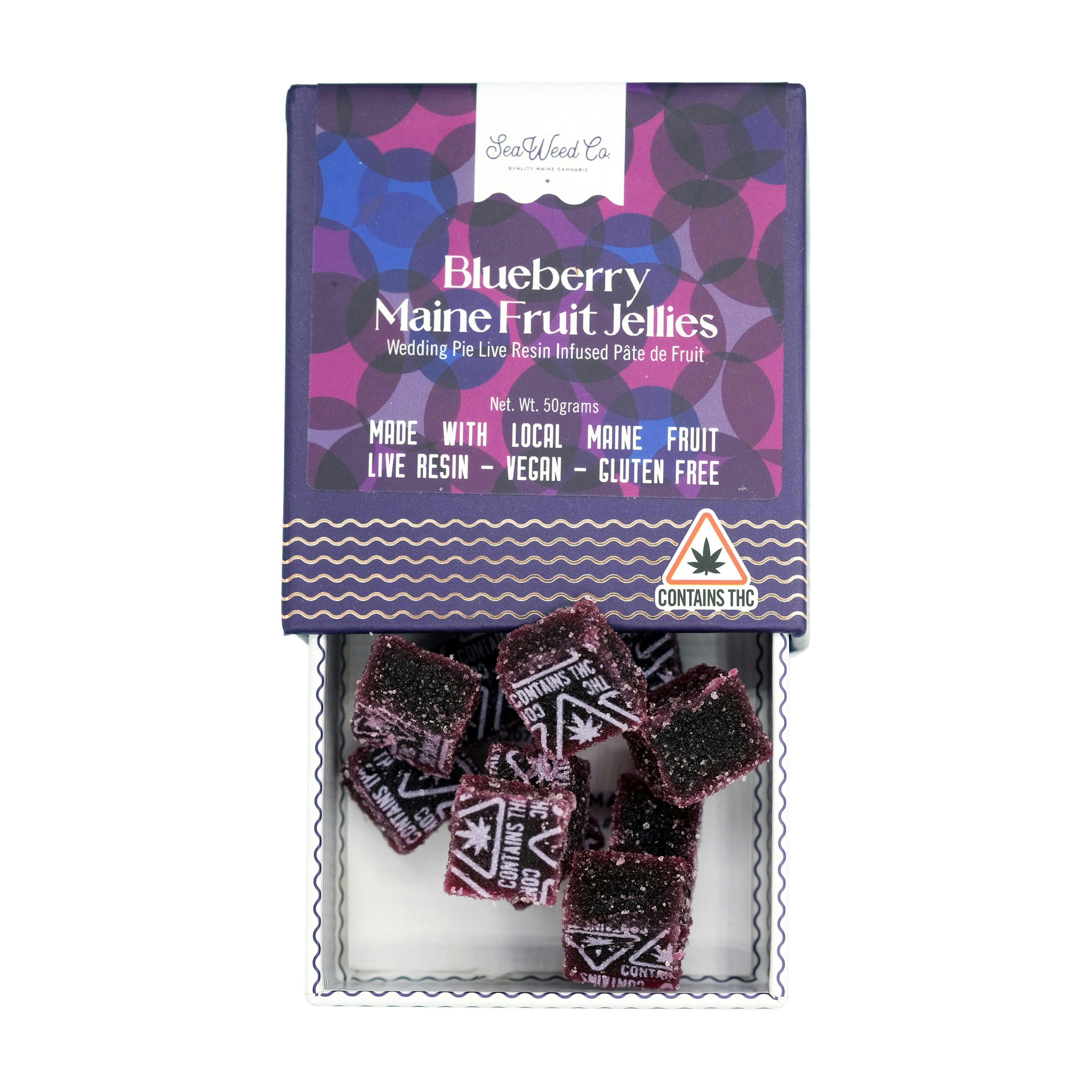 100 mg | Blueberry INDICA Fruit Jellies | SeaWeed
