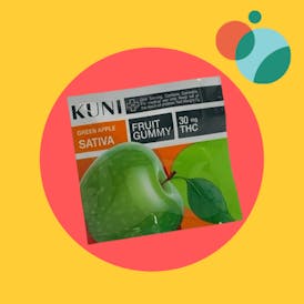 GREEN APPLE SATIVA GUMMY 30MG