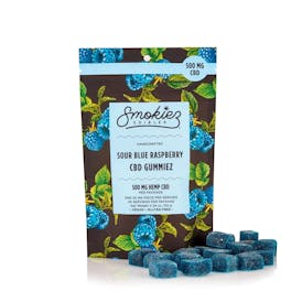 SOUR BLUE RASPBERRY CBD FRUIT CHEWS