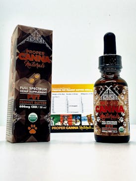 Pet Peanut Butter 600mg CBD Tincture