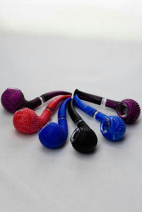 Sherlock Silicone Pipe With Glass Bowl