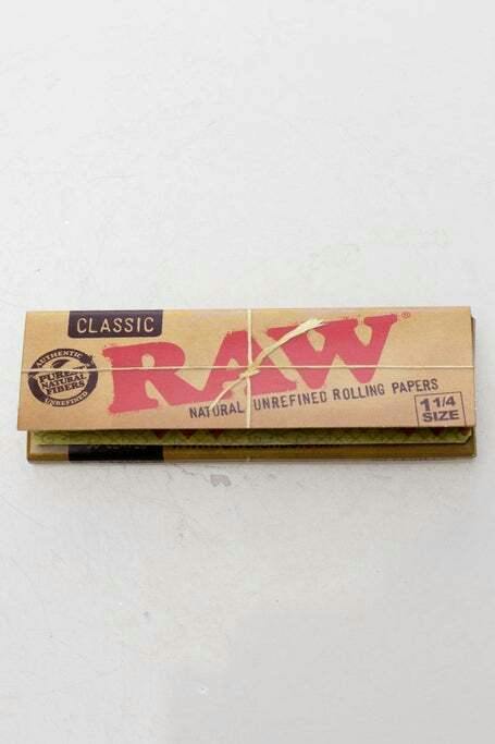 RAW Natural Unrefined Rolling Paper 1-1/4 Size