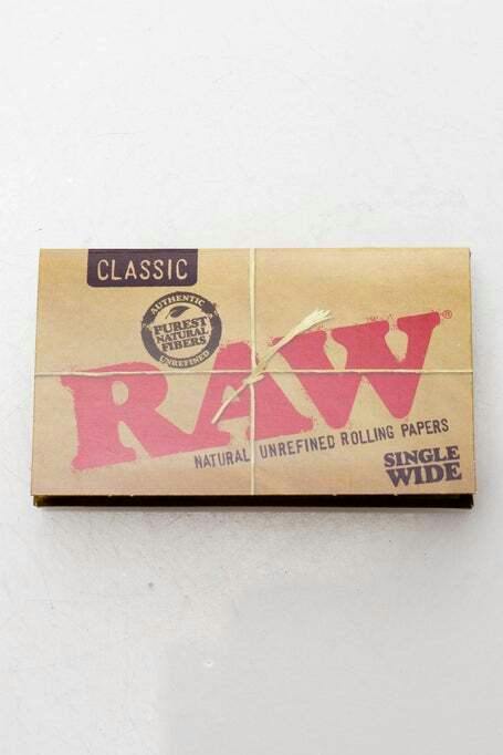 RAW Natural Unrefined Rolling Paper - Single Wide