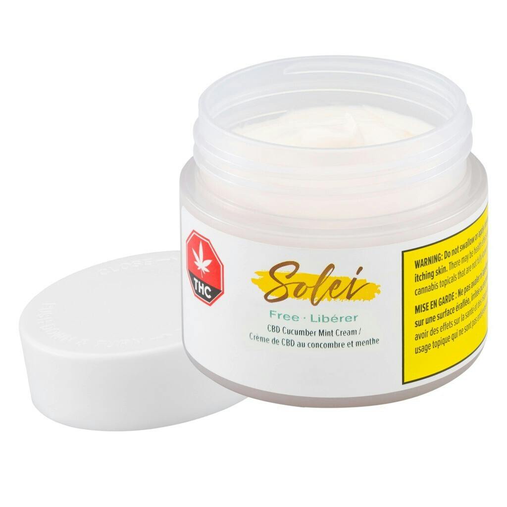 Solei | Free Cucumber Mint | Topical | 500mg CBD | 75ml