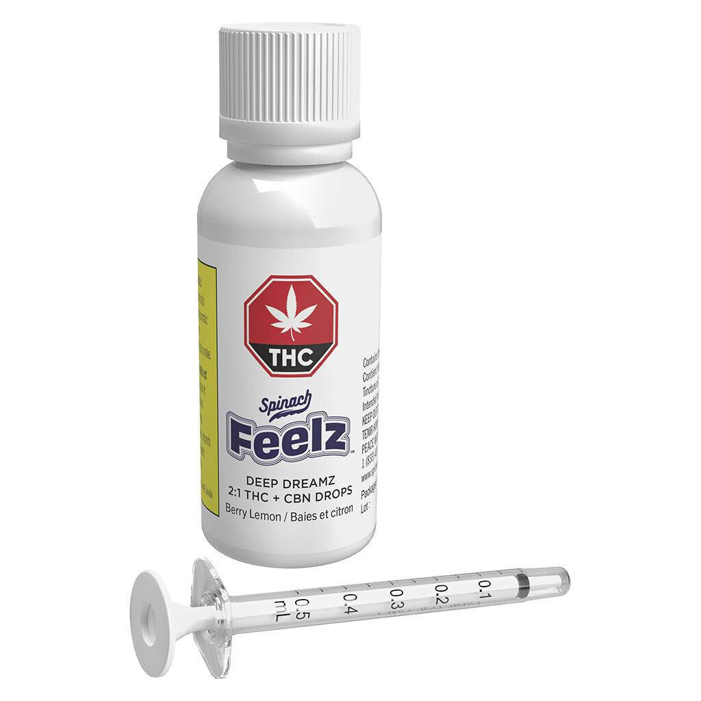 Deep Dreamz THC + CBN Drops/ 30ml- Spinach