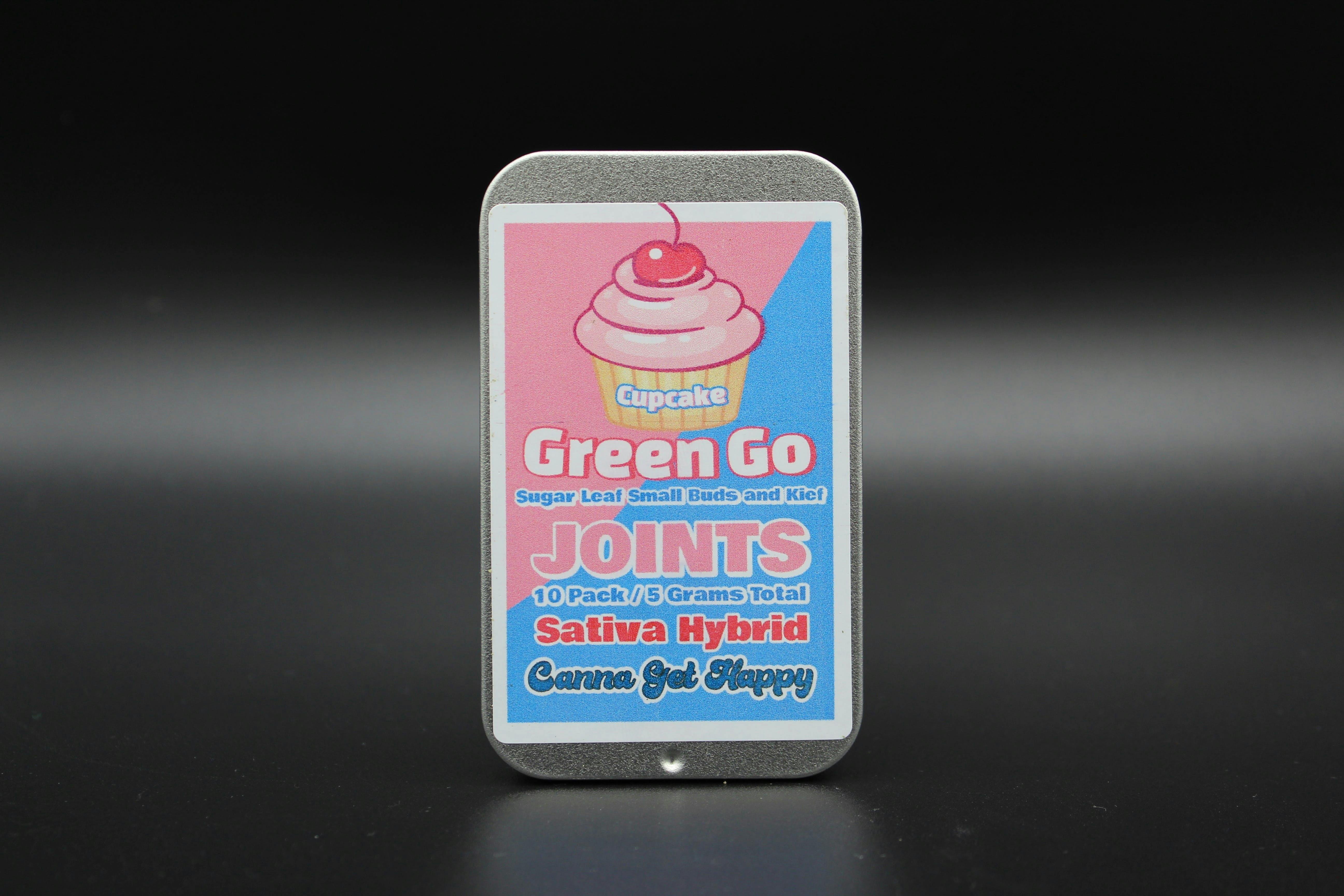 Cupcake | 10pk .5g Sugar Leaf Joints | by Green Go
