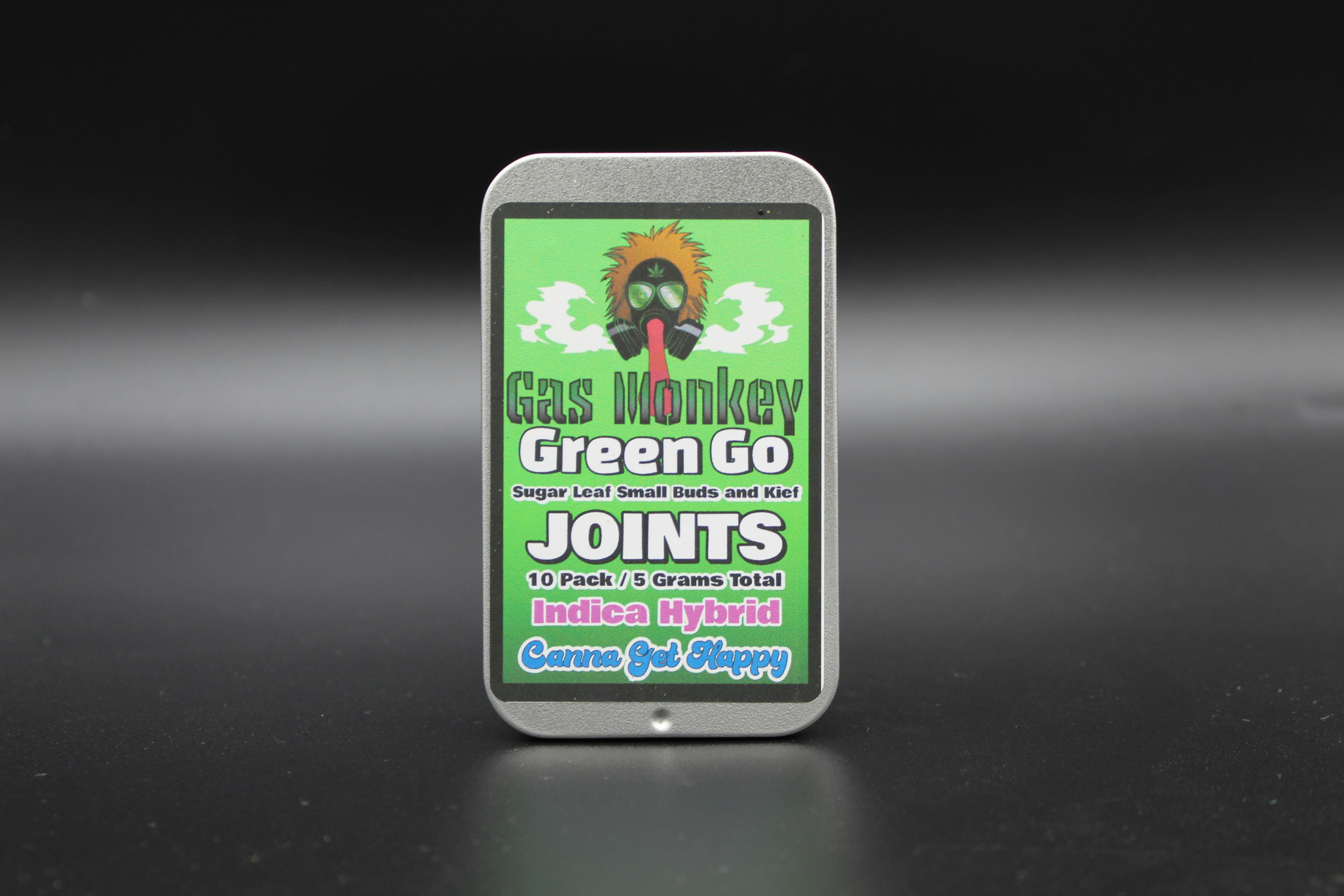 Gas Monkey | 10pk .5g Sugar Leaf Joints | By Green Go
