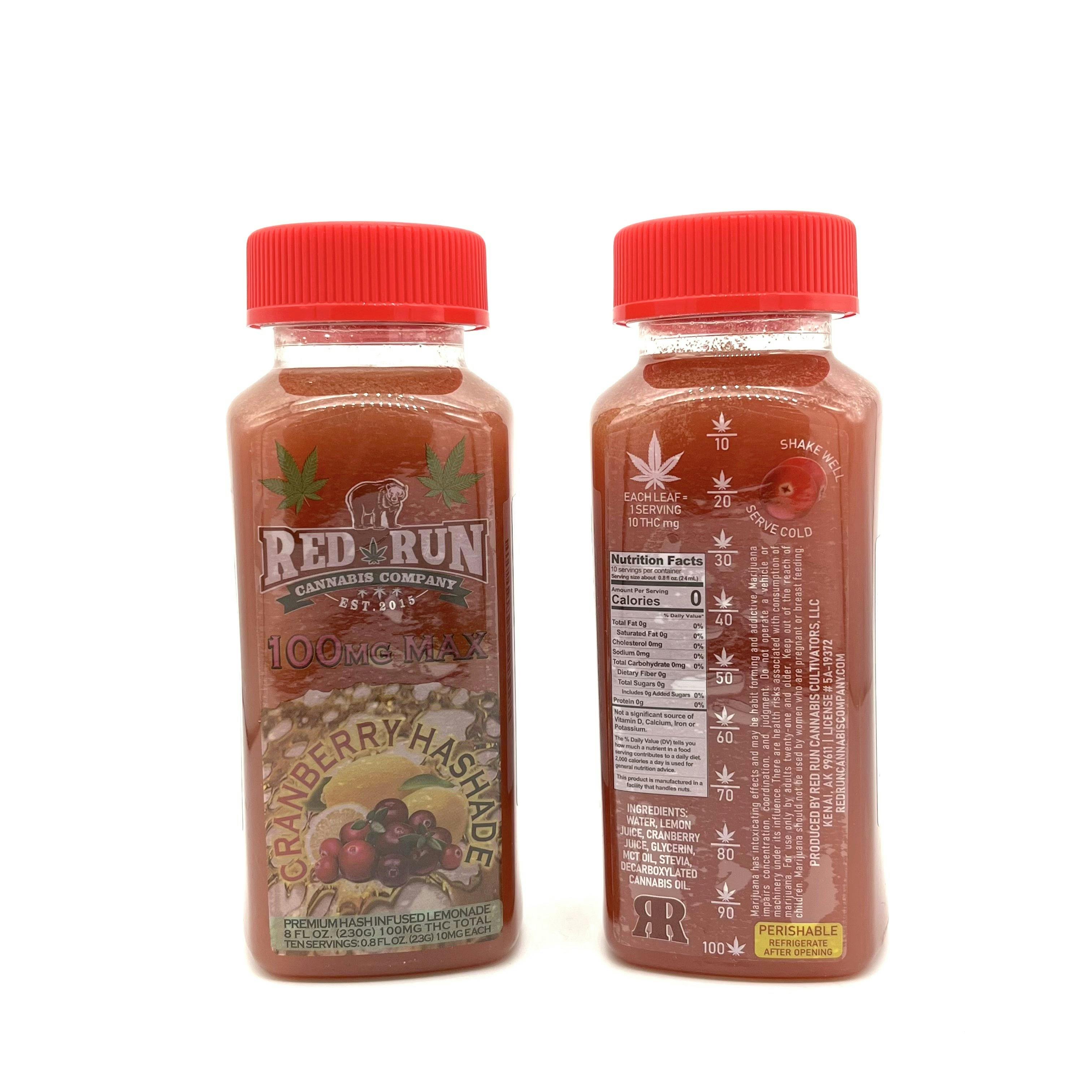 Red Run - Hashade Cranberry 100mg