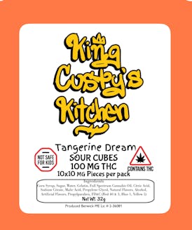 100mg Tangerine Dream~Full Spec Gummies