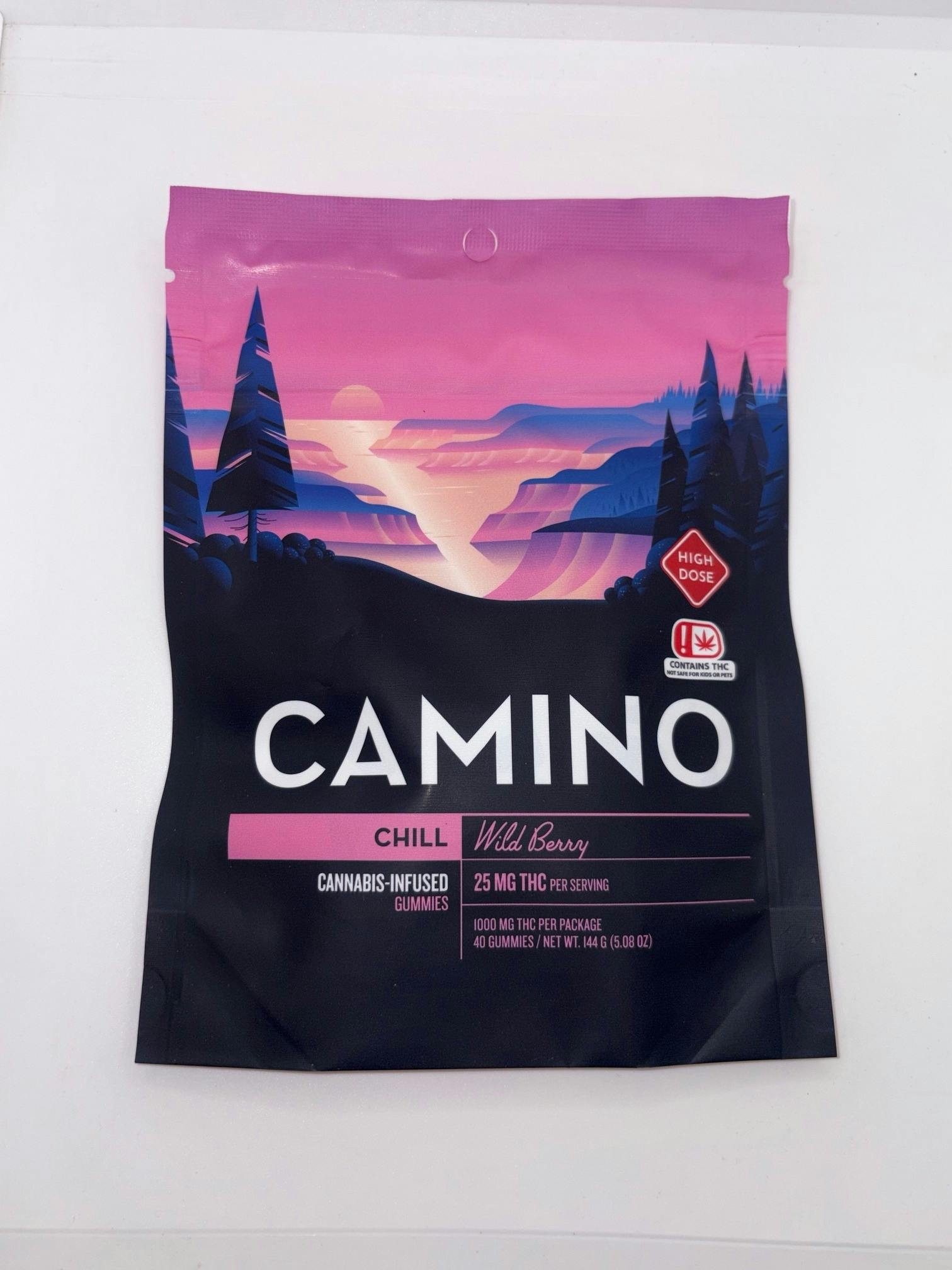 Chill | Wild Berry Gummies | 1000mg | 40ct | 25mg/ea