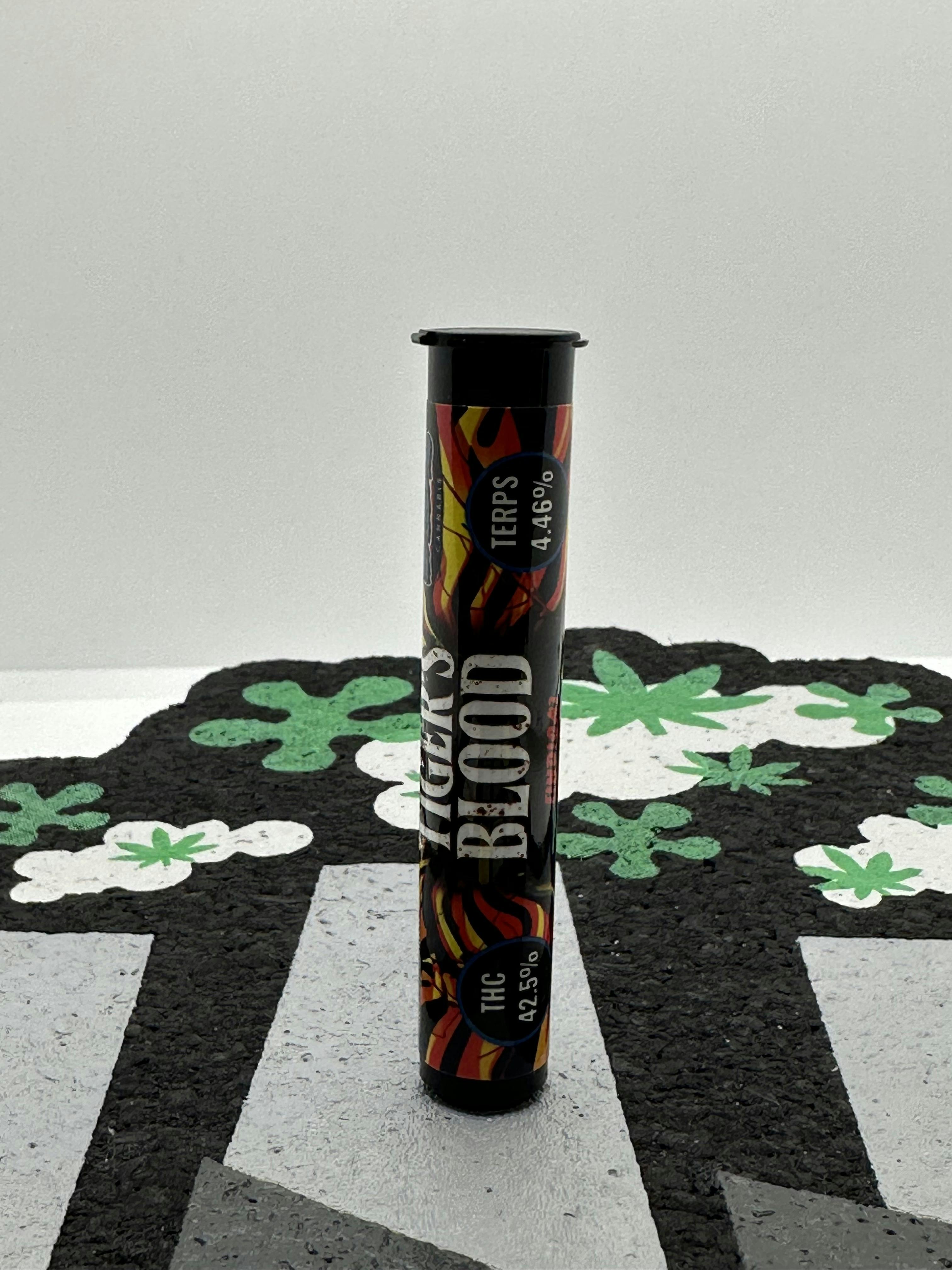 Tigers Blood 0.75G Diamond Infused Pre-Roll
