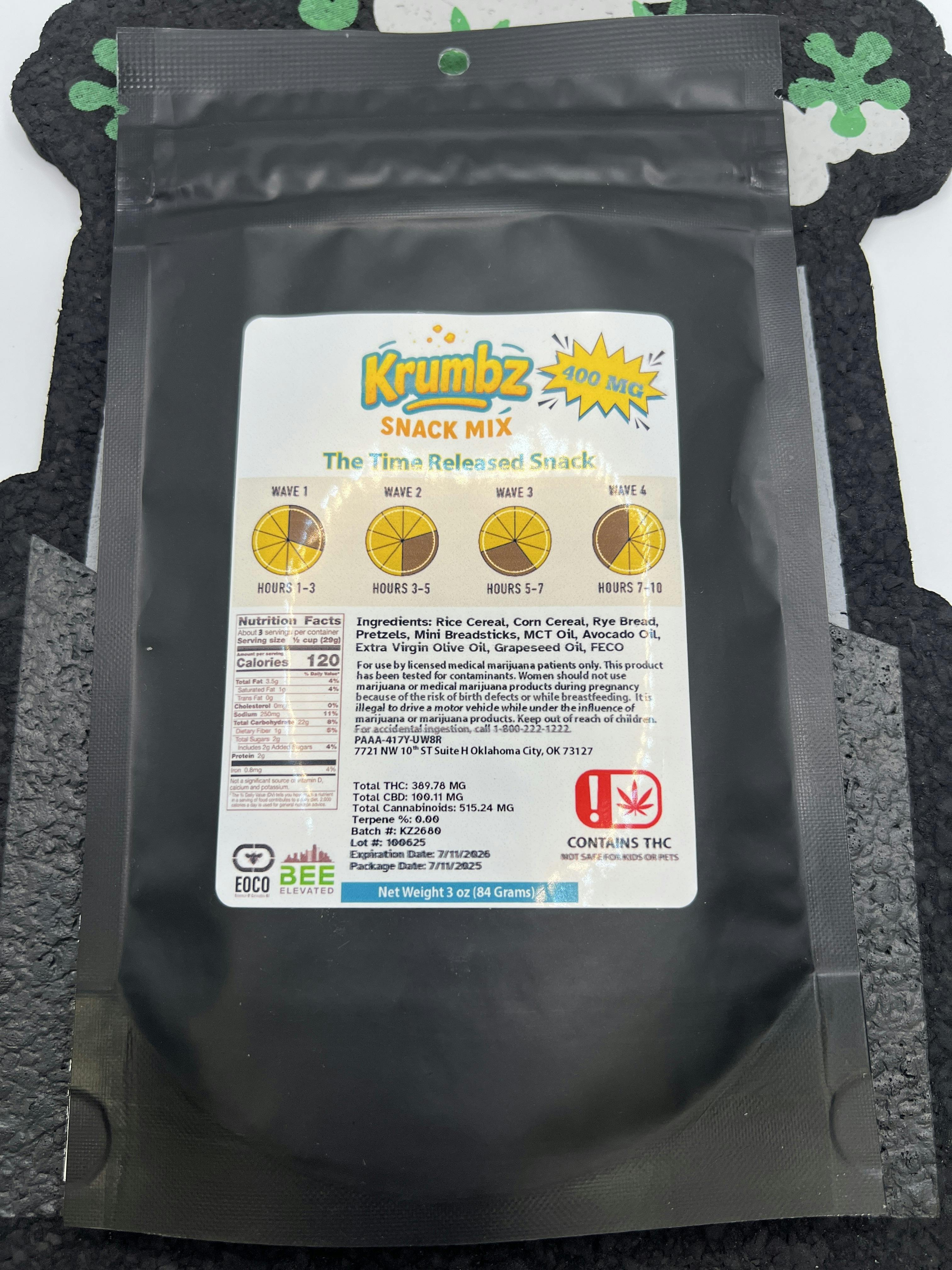 Krumbz 400mg Snack Mix