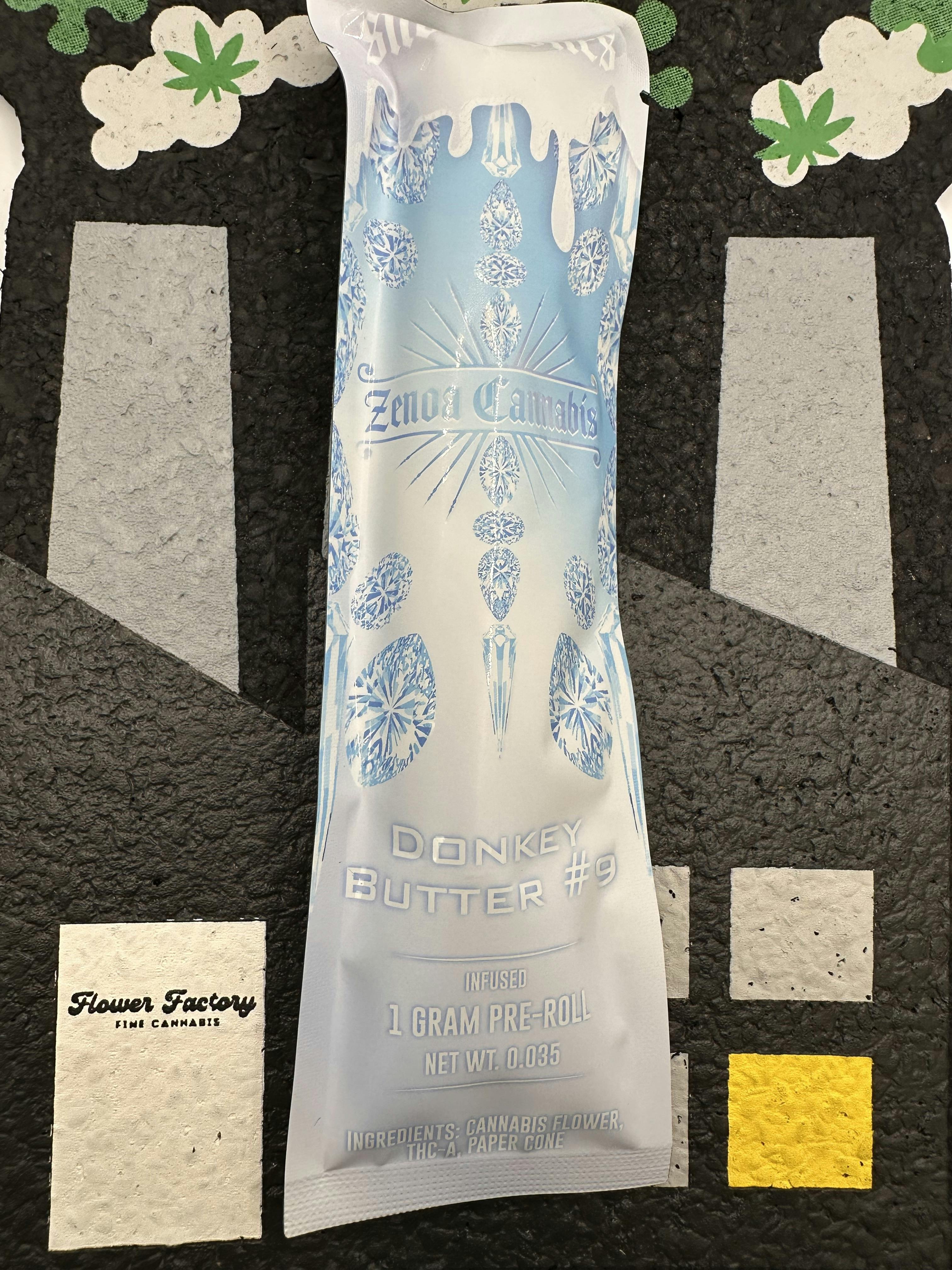 Snow Cones Isolate Infused Pre-Roll | Donkey Butter #9 | 1g