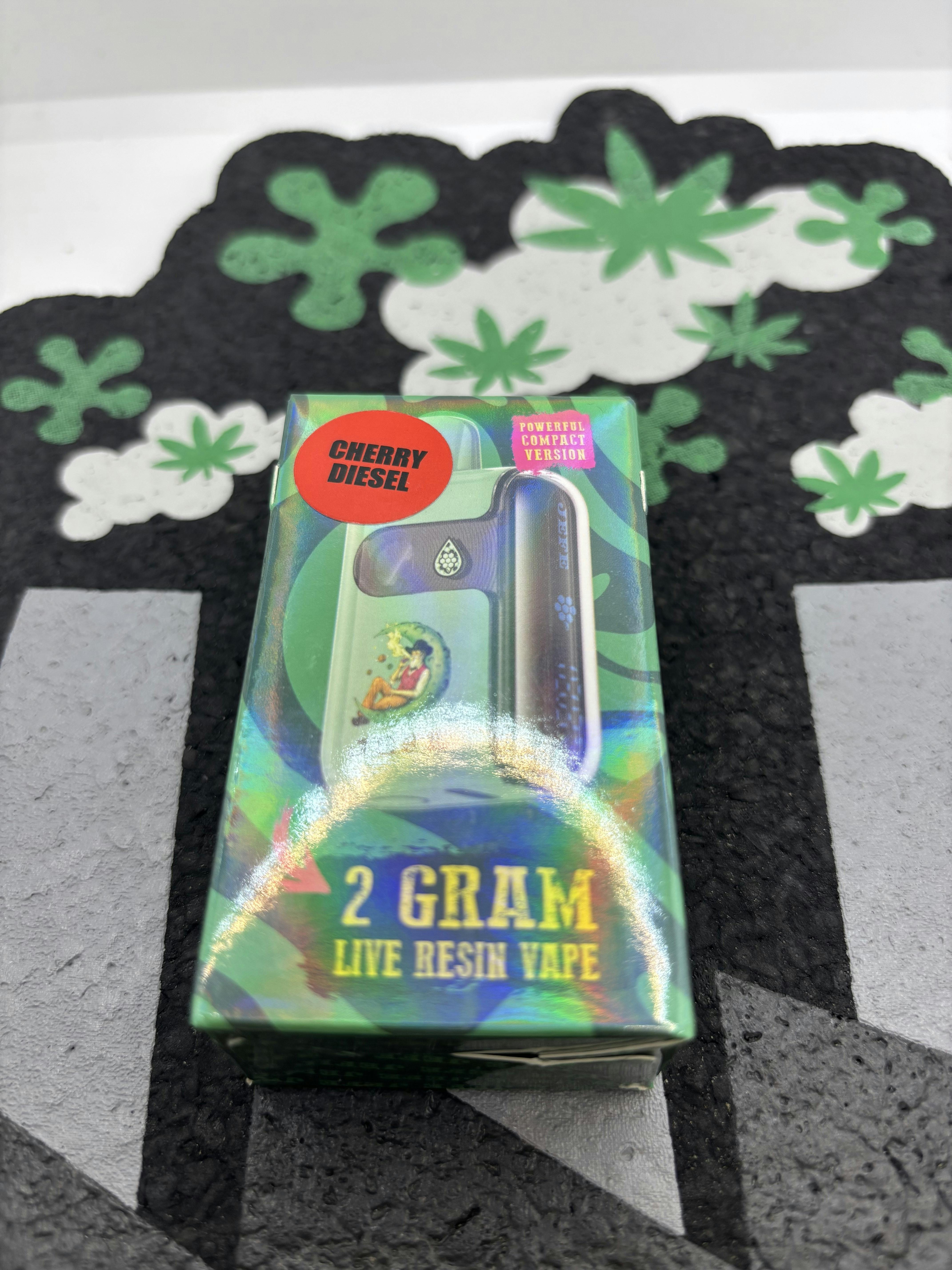 JEFE 2G Live Resin MINI Geek Bar-Style Disposable - Cherry Diesel (S)