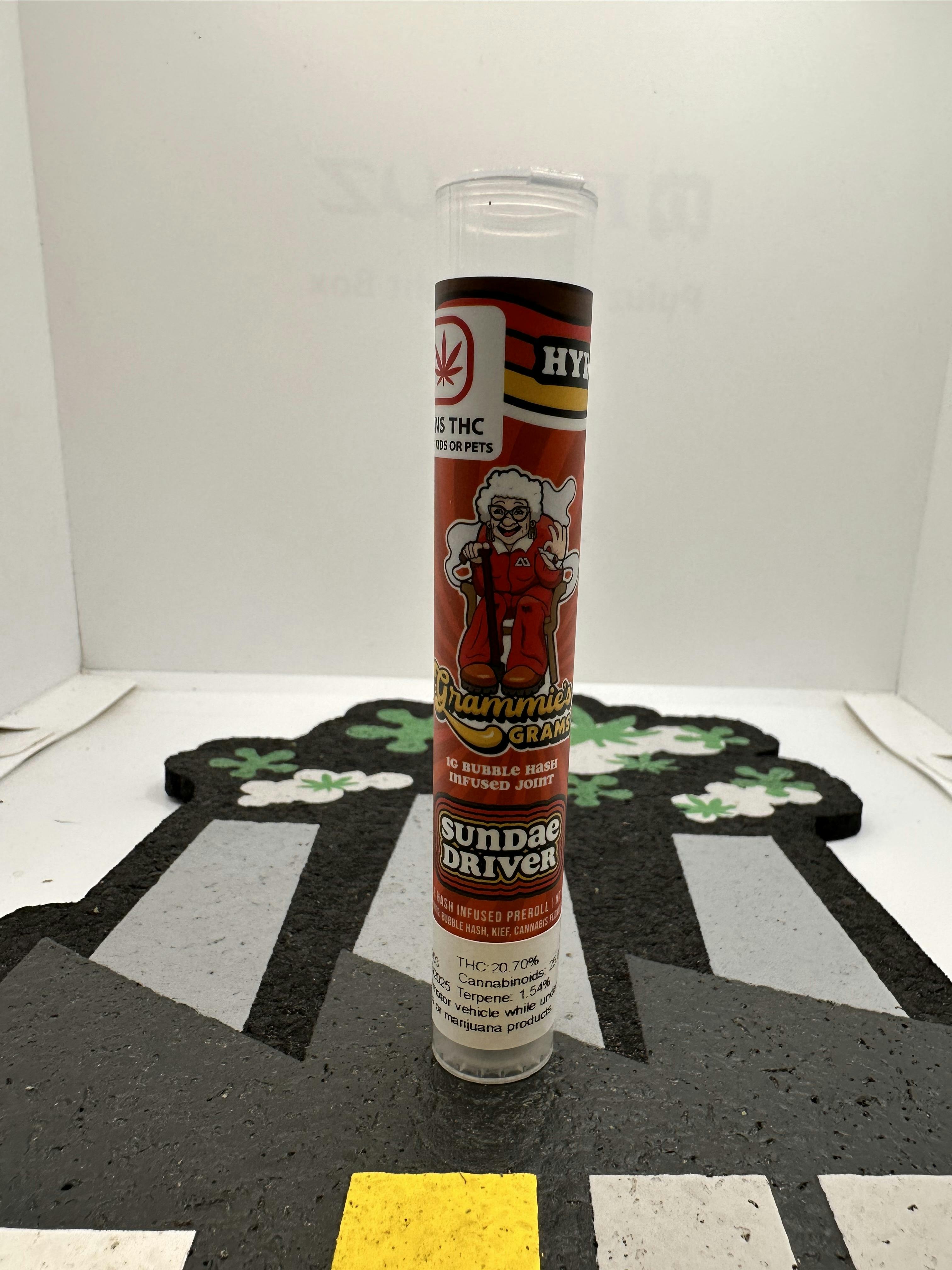 Sundae Driver Bubble Hash Infused PreRoll