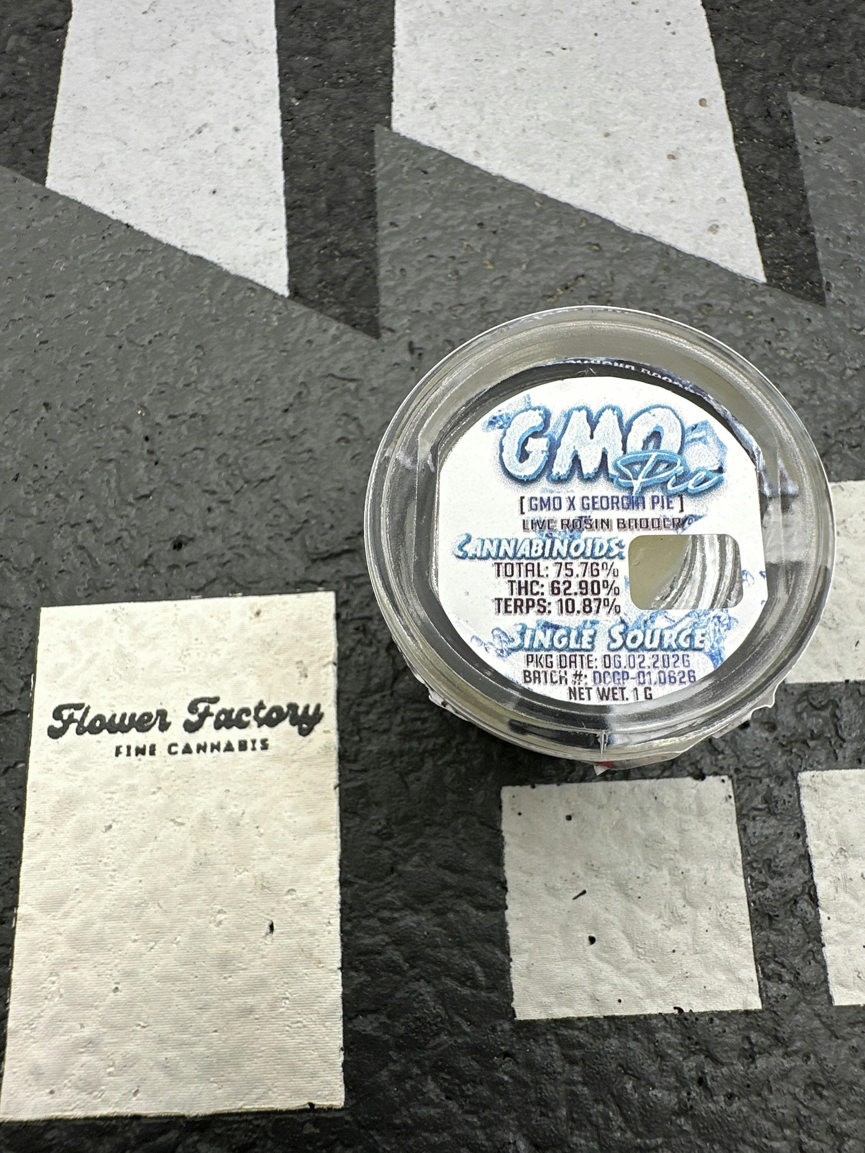 The Divine Collection 1g Live Rosin Badder - GMO Pie