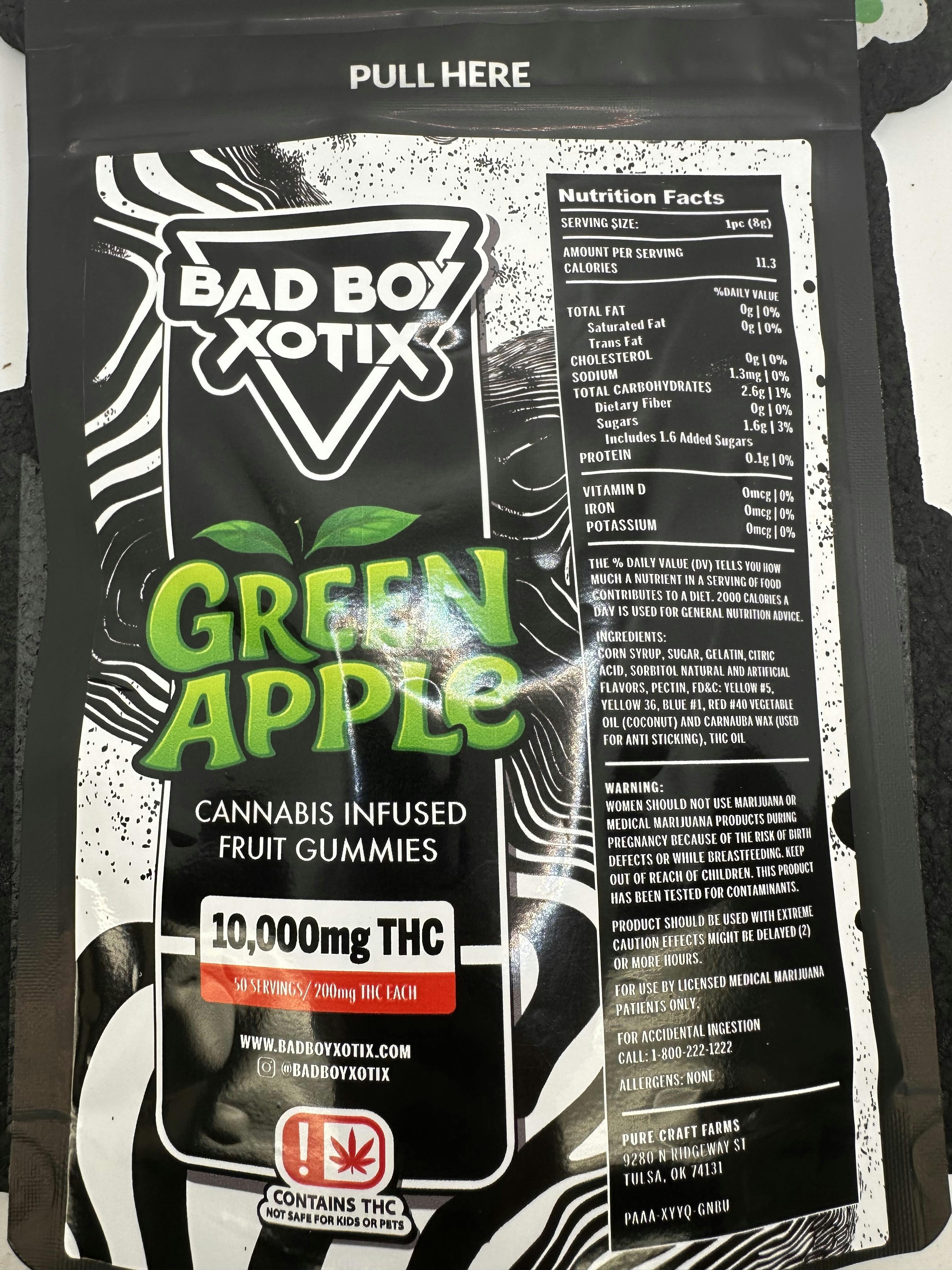 Green Apple 10,000mg Gummies